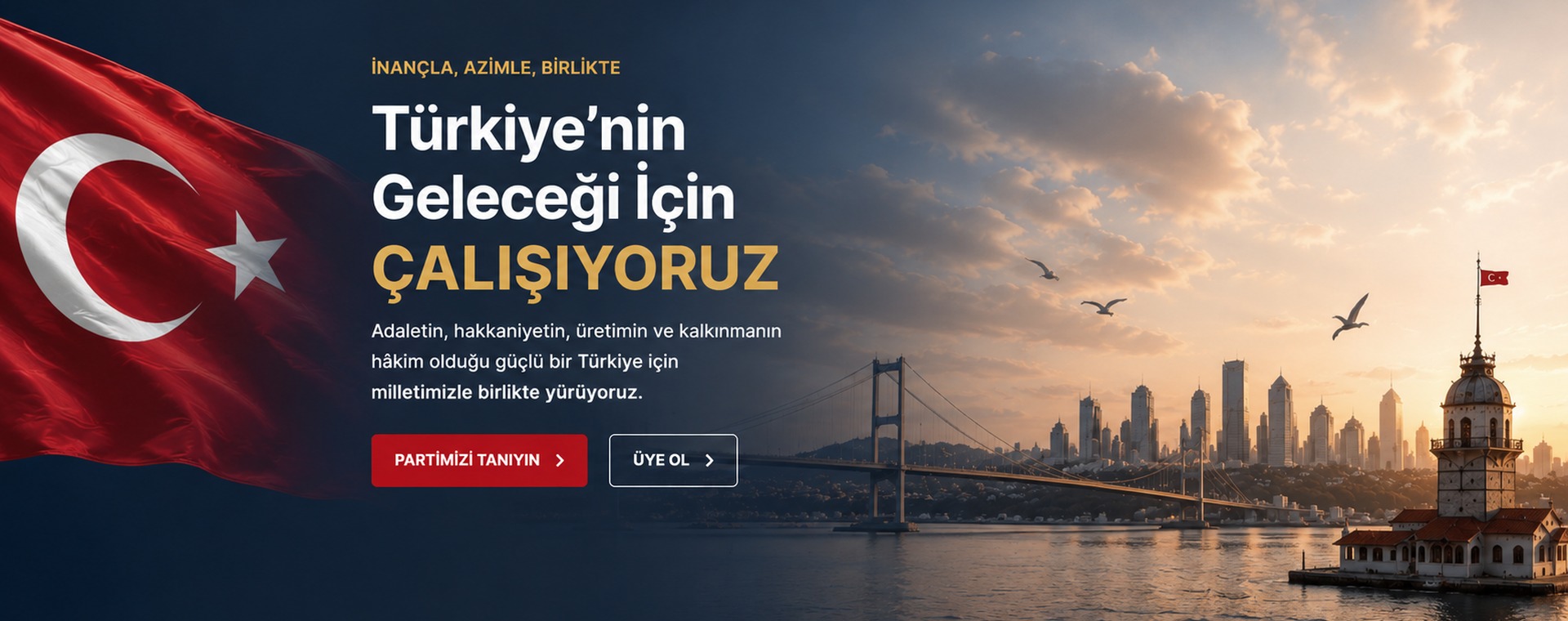 Diriliş Değişim Partisi Ana Sayfa Banner