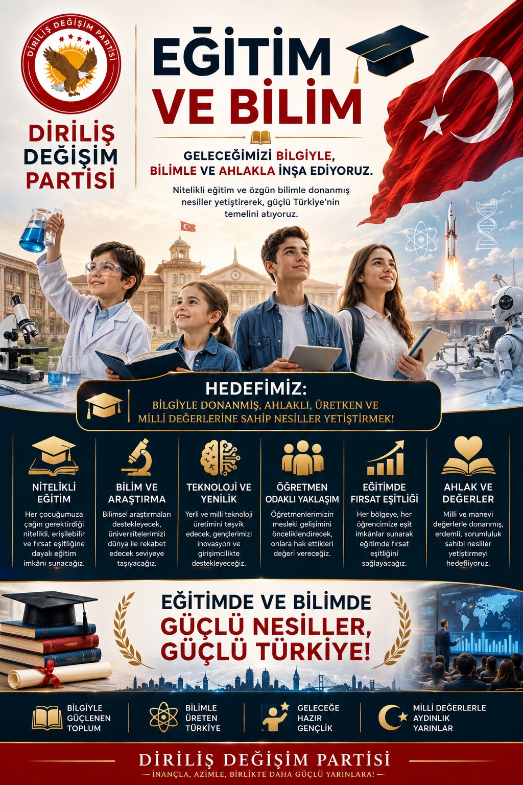 Eğitim ve Bilimde Güçlü Nesiller